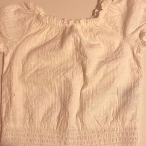 White Short Sleeve Summer Shirt